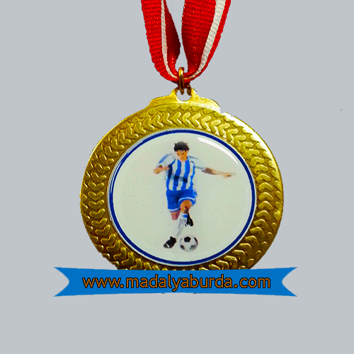 Futbol logolu madalya