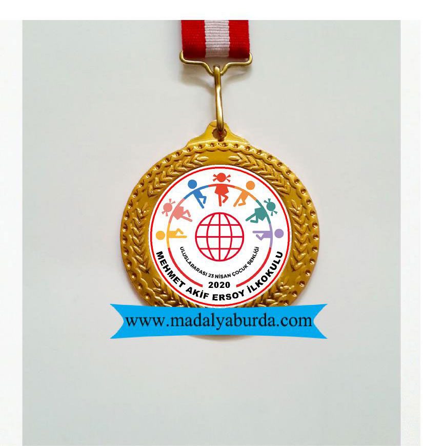 Altın  logolu madalya