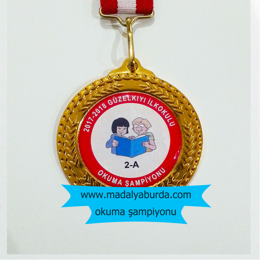 Okuma Şampiyonu madalyası